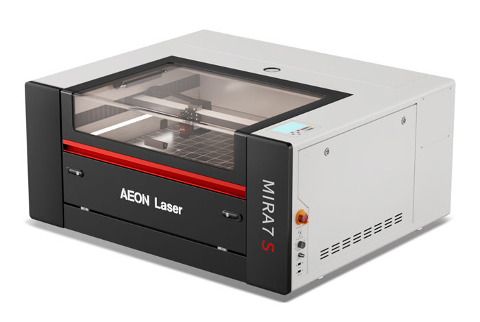Aeon Mira7 S 啊灬啊灬啊灬快灬深视频 CO2 Desktop Laser Cutting Machine birds eye view