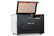 Aeon Nova10 S 姑娘别哭泣歌词  Professional CO2 Laser Cutter and Engraver three-quarter view with lid open