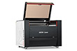 Aeon Nova10 S 人妻在卧室被老板疯狂进入  Professional CO2 Laser Cutter and Engraver three-quarter view with lid open